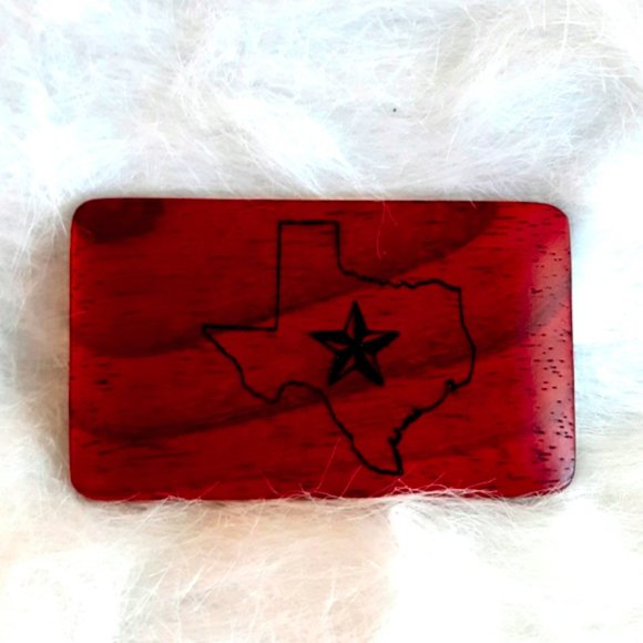 Silver Fox Woodcrafts Other - Texas Belt Buckle Handcrafted